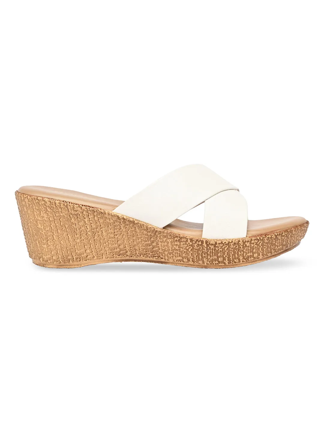 Rocia By Regal White Women Casual Platform Sandals