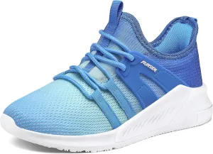 RUNSIDE Boys Girls Tennis Shoes Kids Lightweight Breathable Sneakers Lace-up Running Athletic Shoes for Toddler/Little Kid/Big Kid