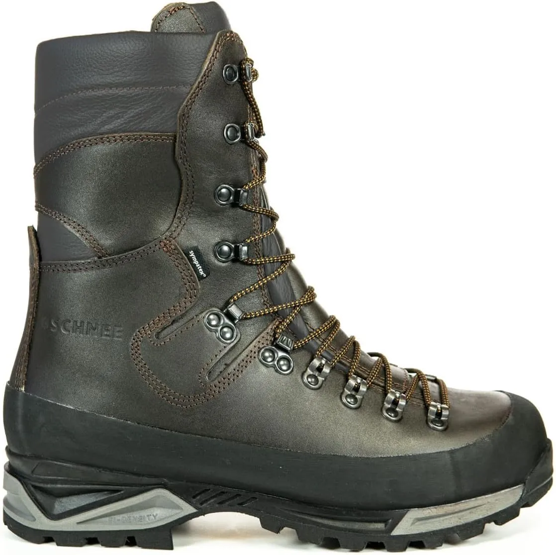 SCHNEE'S Granite Men's, 200g Insulated, Hunting Boots, Waterproof, and 10" Leather Upper