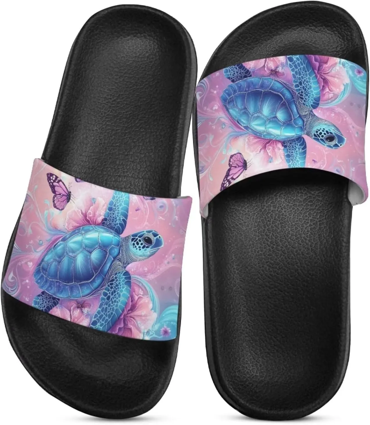 Slides for Boys Girls Quick Drying Kids Slides Sandals Non-Slip