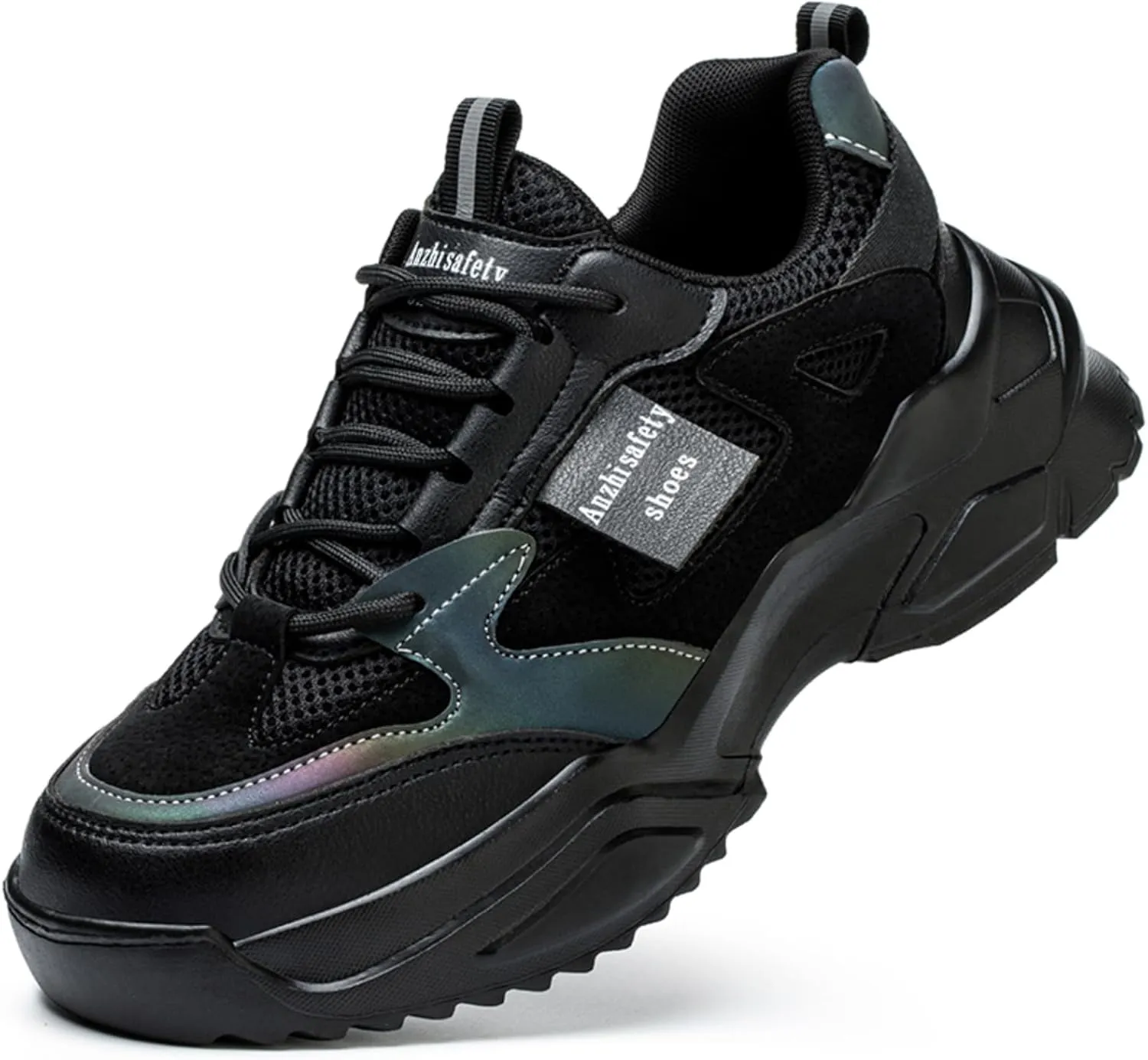 Steel Toe Work Boots for Women Waterproof Lightweight Slip-on Safety Shoes Industrial Construction Outdoor Sneakers