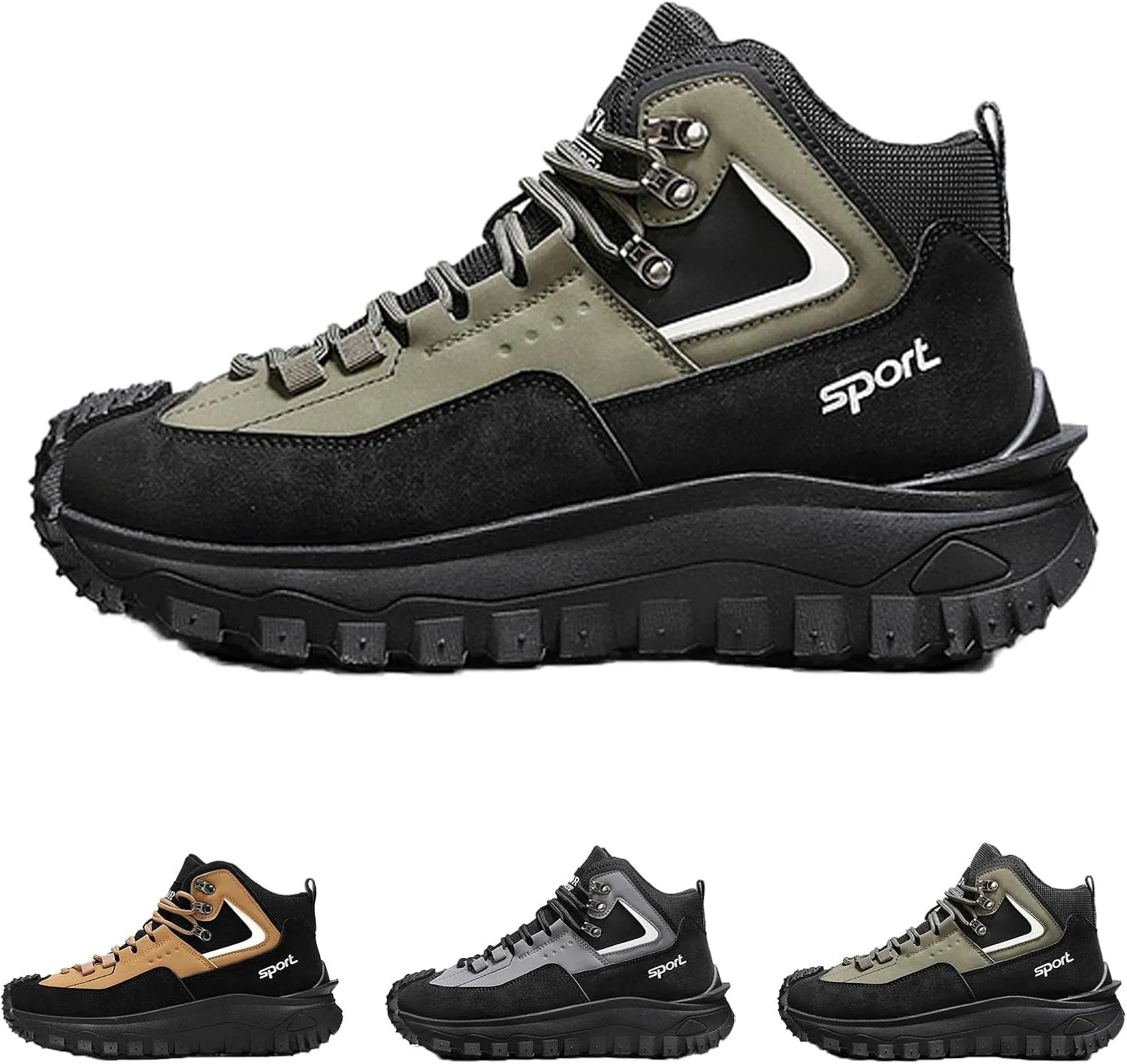 The First Young Shoes Men, Thefirstyoung Steeltoe Boots, The First Young Men's Outdoor Hiking Safety Work Boots