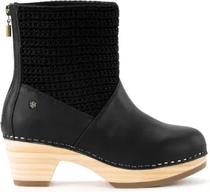 The Sak Paloma Clog Boots in Crochet and Leather