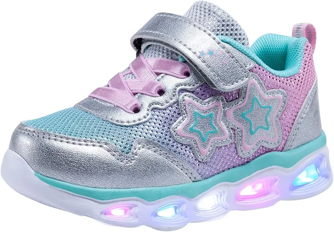 Toddler Boys Girls Light Up Shoes Little Kids Flashing Led Sneakers