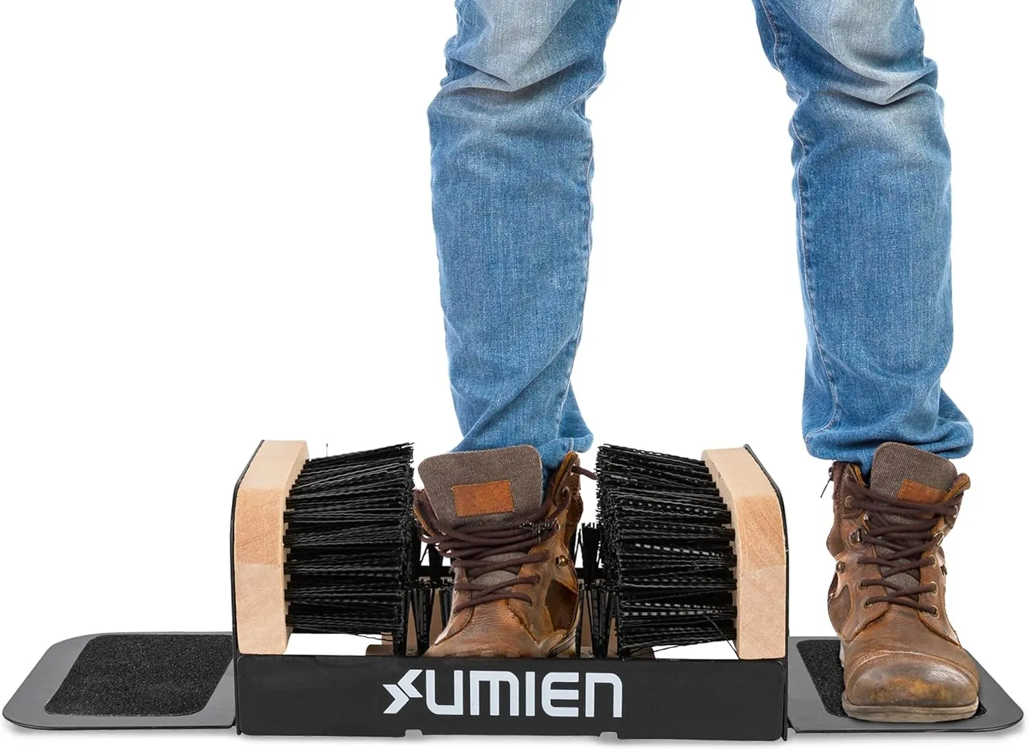 Umien™ Boot Scraper Outdoor Shoe Brush - Shoe Cleaner Brush, Boot Scrubber - Heavy Duty Shoe Cleaning