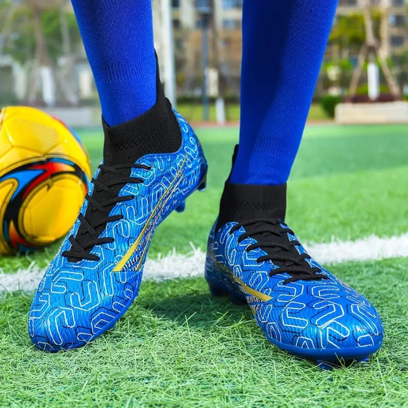 Unisex Fashion Football Boots, Indoor Professional Sneakers, high-Performance Outdoor Lawn Sneakers