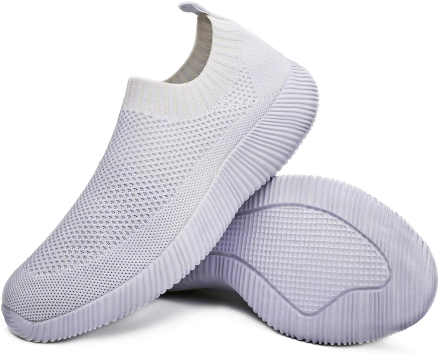 WILLFUN Women’s Mesh Walking Shoes-Slip On Breathable Sock Sneakers Lady's Flexible Lightweight Casual Athletic Easy Shoes