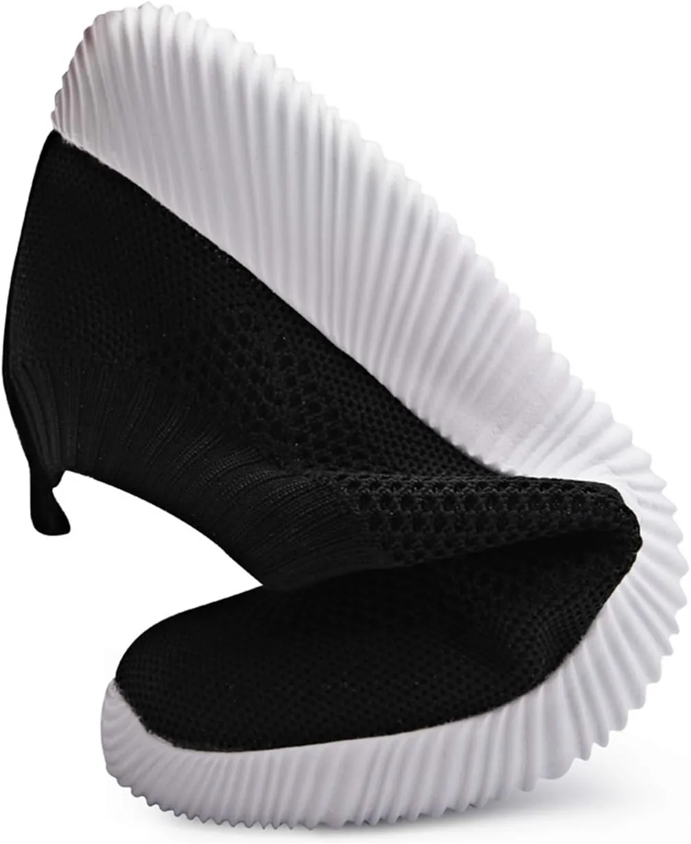WILLFUN Women’s Mesh Walking Shoes-Slip On Breathable Sock Sneakers Lady's Flexible Lightweight Casual Athletic Easy Shoes