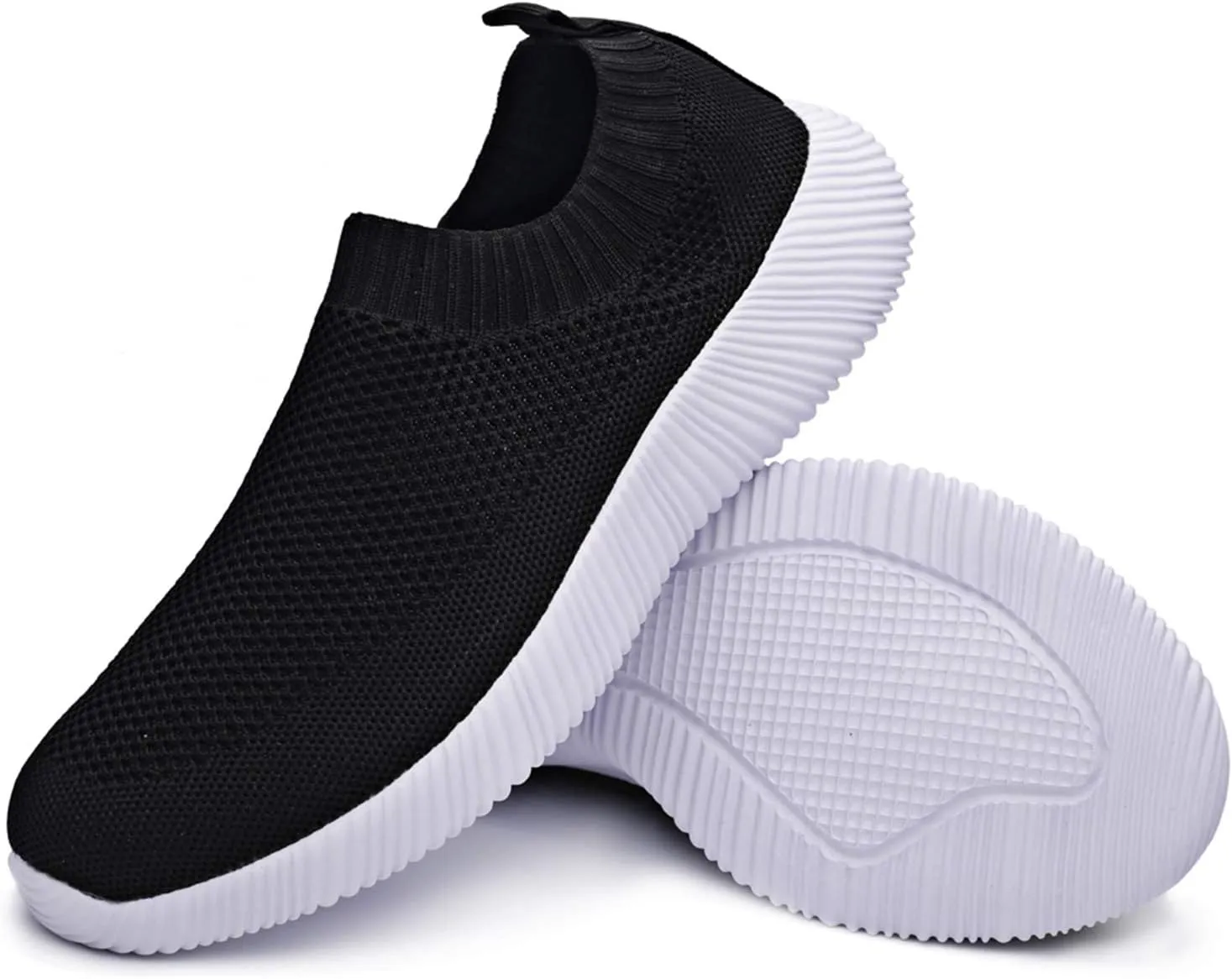 WILLFUN Women’s Mesh Walking Shoes-Slip On Breathable Sock Sneakers Lady's Flexible Lightweight Casual Athletic Easy Shoes