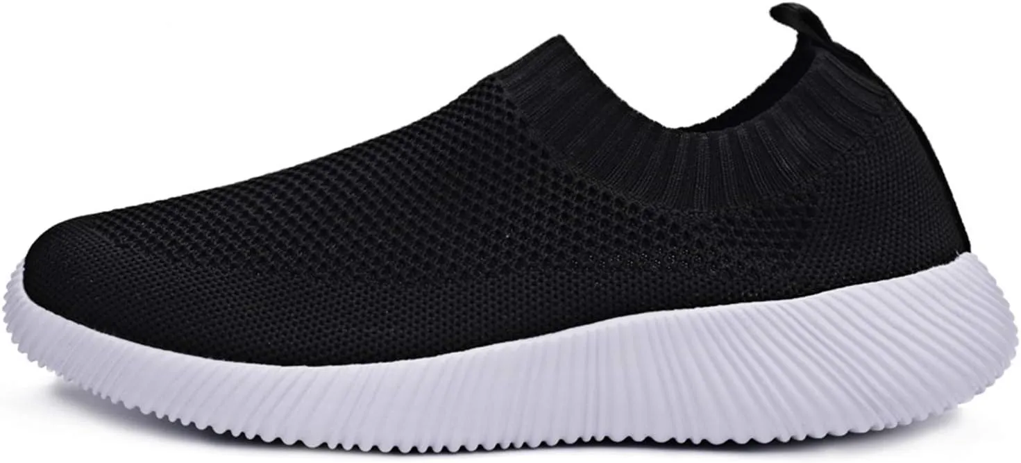 WILLFUN Women’s Mesh Walking Shoes-Slip On Breathable Sock Sneakers Lady's Flexible Lightweight Casual Athletic Easy Shoes