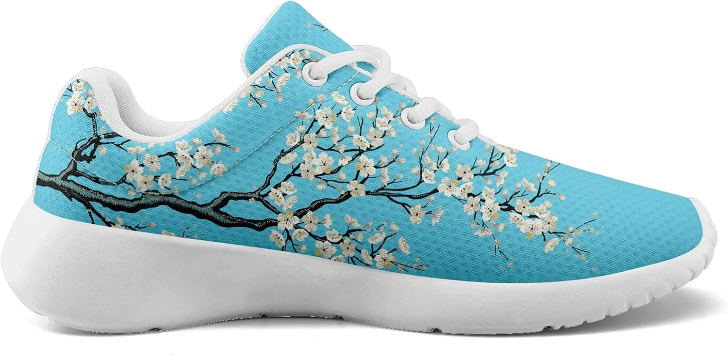 Women's Lightweight Mesh Walking Shoes – Colorful Fashion Sneakers with EVA Sole, Breathable Casual Athletic Design