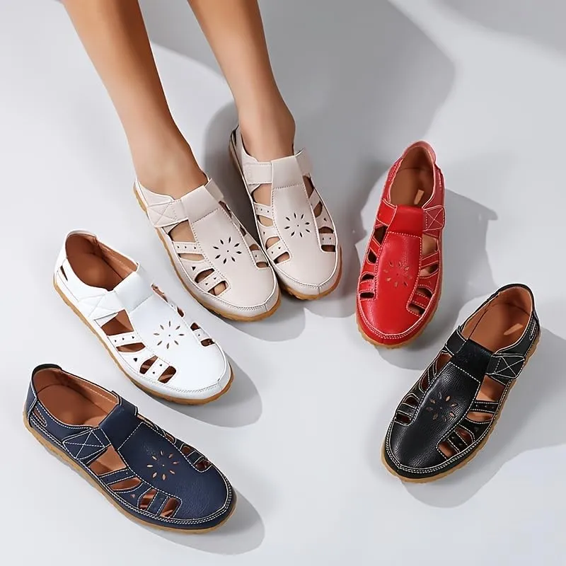 Women's Loafers Slip on Comfortable Casual Walking Flats Work Shoes Closed Toe Sandals