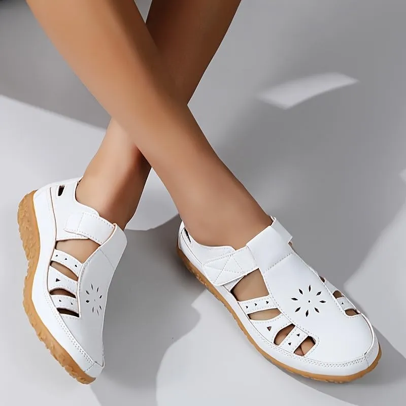 Women's Loafers Slip on Comfortable Casual Walking Flats Work Shoes Closed Toe Sandals