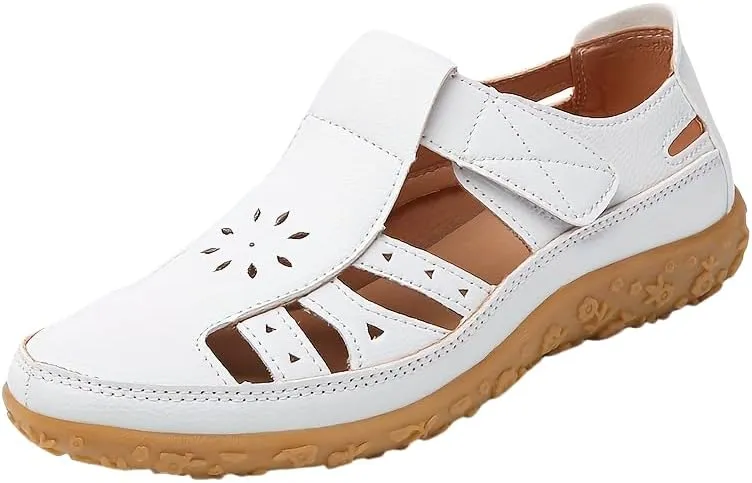 Women's Loafers Slip on Comfortable Casual Walking Flats Work Shoes Closed Toe Sandals
