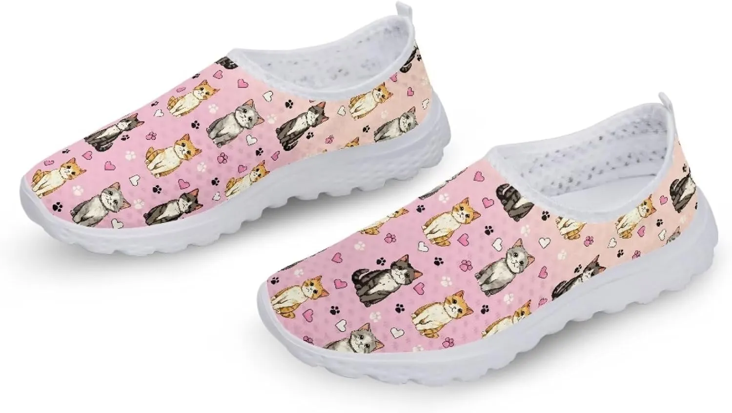 Womens Mesh Sneakers Non Slip Running Tennis Shoes Women Lightweight Soft Sole Walking Shoes