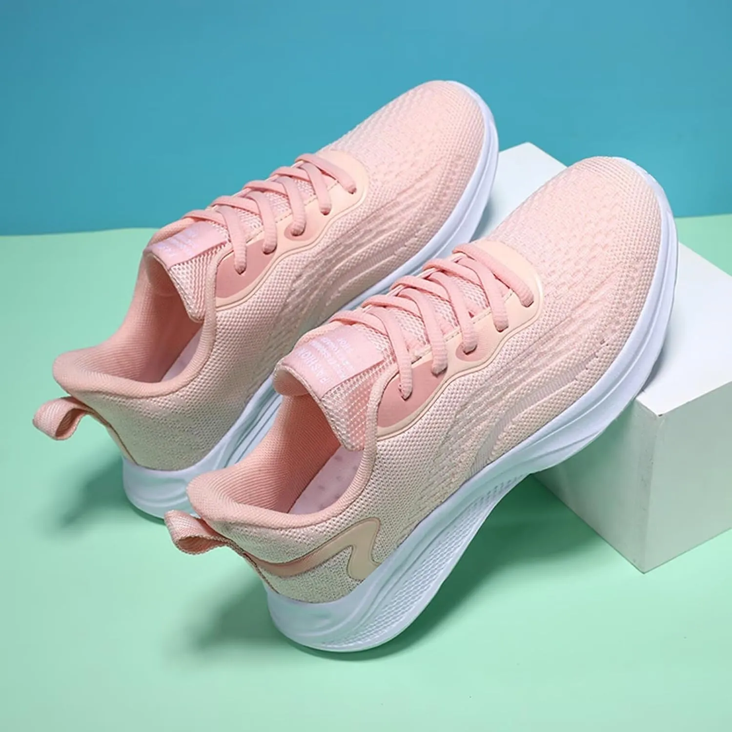 Women's Running Shoes Lightweight Resilient Flexible Sole Walking Shoes Sport Tennis Shoes for Women Gym Cushion Sneakers