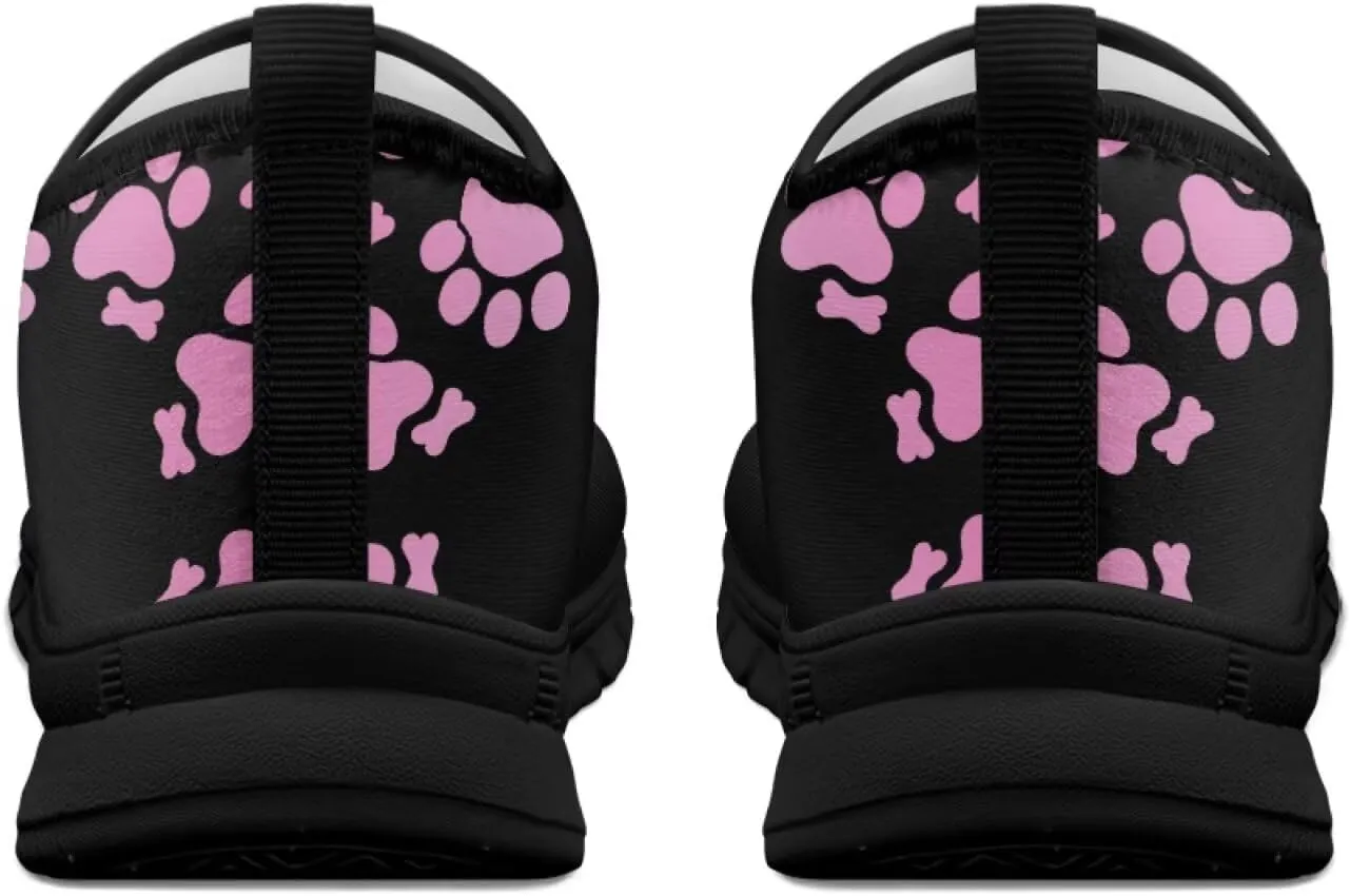 Women's Slip on Sneakers Casual Shoes Loafers Non Slip Breathable Comfortable Walking Sneakers Gifts for Women Girls Black Sole Size 5.5-11.5