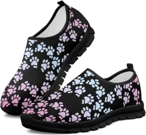 Women's Slip on Sneakers Casual Shoes Loafers Non Slip Breathable Comfortable Walking Sneakers Gifts for Women Girls Black Sole Size 5.5-11.5