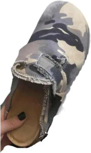 Women’s Vintage Canvas Loafer Army / 9 (Camo, 9)