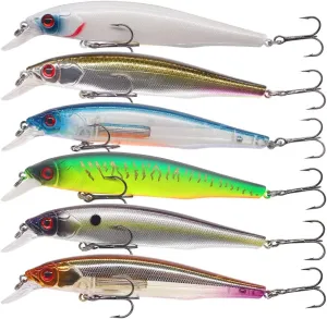 XFISHMAN Jerkbait Kit - Minnow Lure - Suspending - Bass, Smallmouth Bass, Walleye, Largemouth Bass - 1 Piece